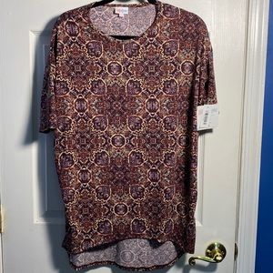 LulaRoe Irma Oversized Tunic Top, XXS NWT